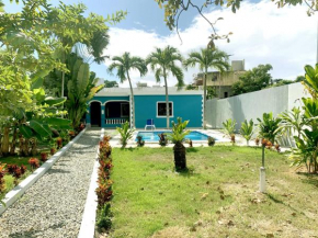 BOCA CHICA CASA VILLA EL RINCONCITO A 2 MINUTOS DE LA PLAYA